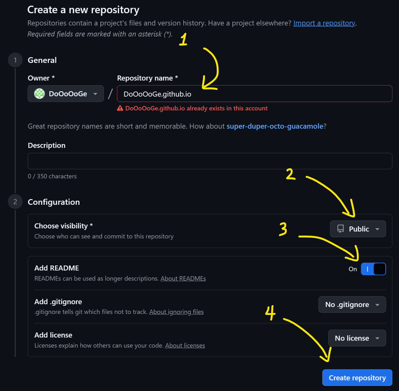 使用 Hugo 在 Github Pages 搭建博客 · DoOoOoGe Blog